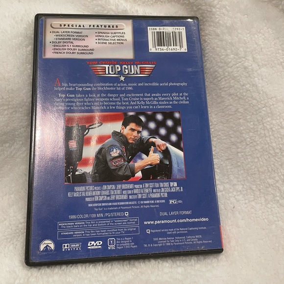 Top Gun DVD - Picture 2 of 3